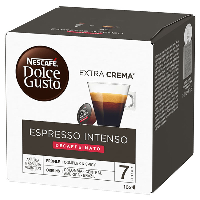 ---Кафе капсули Nescafe Dolce Gusto Espresso Decaffeinato 16 бр.