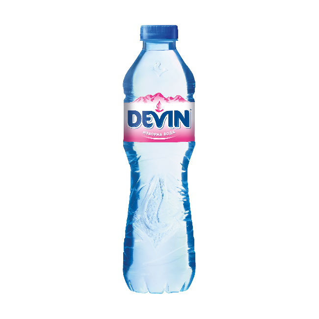 ---Изворна вода Девин 0.5 l