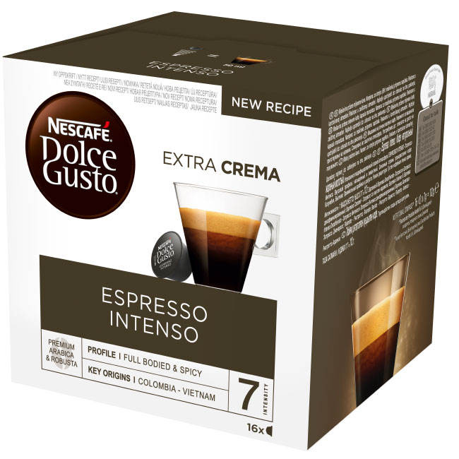 ---Кафе капсули Nescafe Dolce Gusto Espresso Intenso 16 бр.