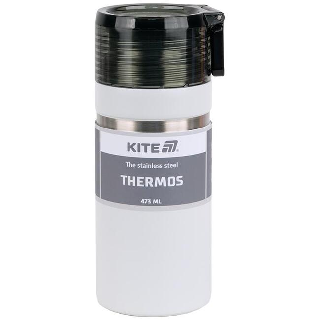 Термос Kite 473 ml Бял