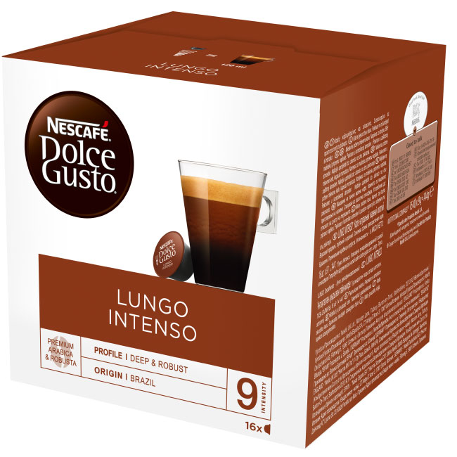 ---Кафе капсули Nescafe Dolce Gusto Lungo Intenso 16 бр.