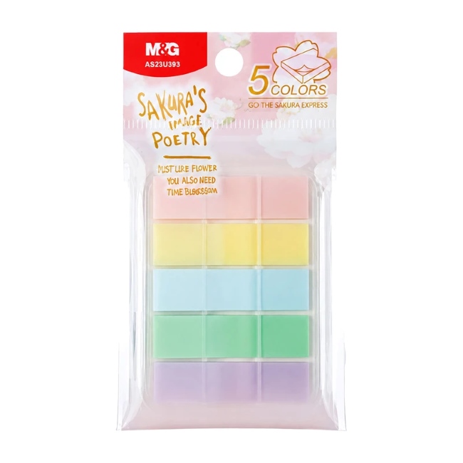 Лепящи индекси M&G PVC Sakura time 5x20л.