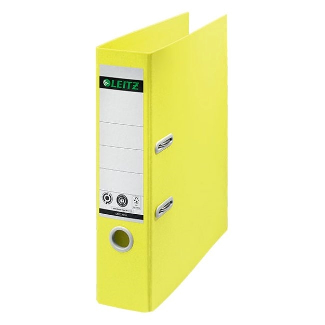Класьор Leitz Recycle A4, 7.5 cm Жълт