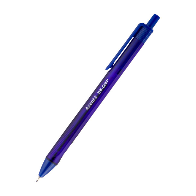 Автоматична химикалка  Axent Tri-Grip 0.7mm Син