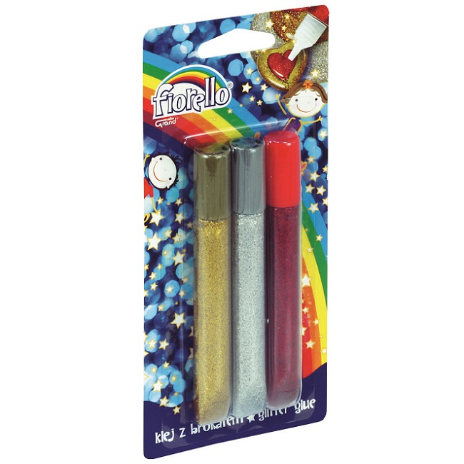 Течно лепило с брокат Fiorello GR-BK13 6 бр.