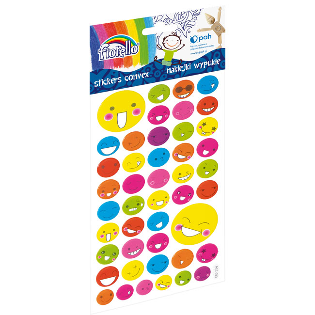 Стикери релефни Fiorello GR-NP147 лица