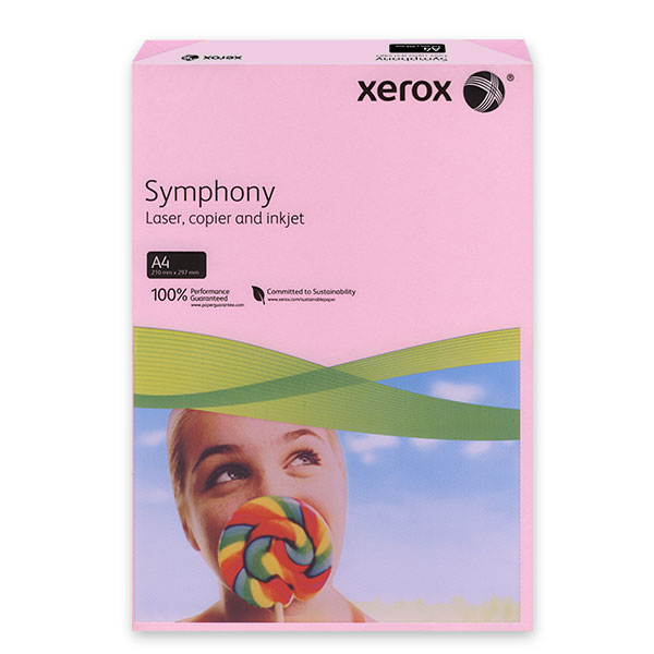 ---Цветна хартия Xerox Розов A4 500 л. 80 g/m2