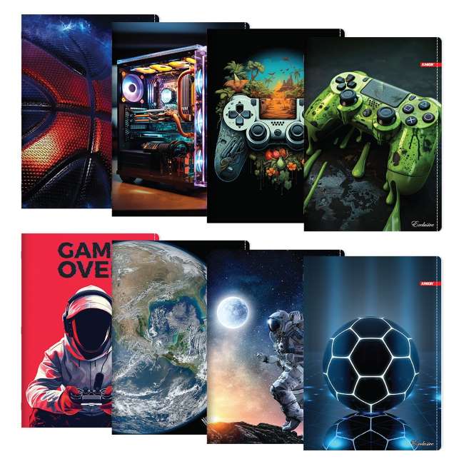 Тетрадка Junior Game А4 40л. м.к. редове
