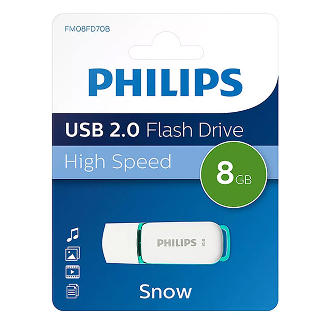 Флаш памет Philips Snow USB 2.0 8 GB