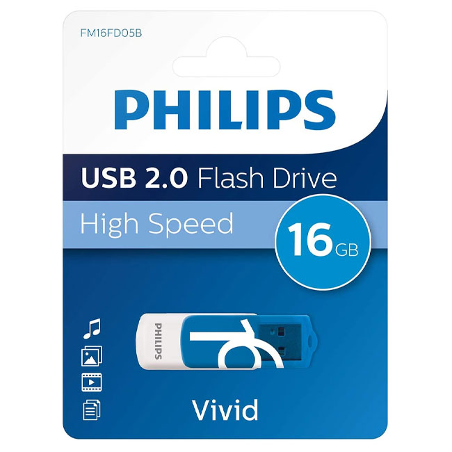 Флаш памет Philips Vivid USB 2.0 16 GB